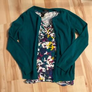 Ann Taylor Cardigan Set